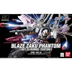 Bandai Hobby - 1/144 HG #28 - Gundam Seed Destiny - ZGMF-1001/M Blaze Zaku Phantom (Rey Za Burrel Custom) Model Kit