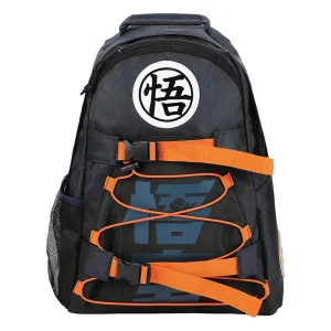 Dragon Ball Z Kanji Symbols Blue Built-Up Backpack