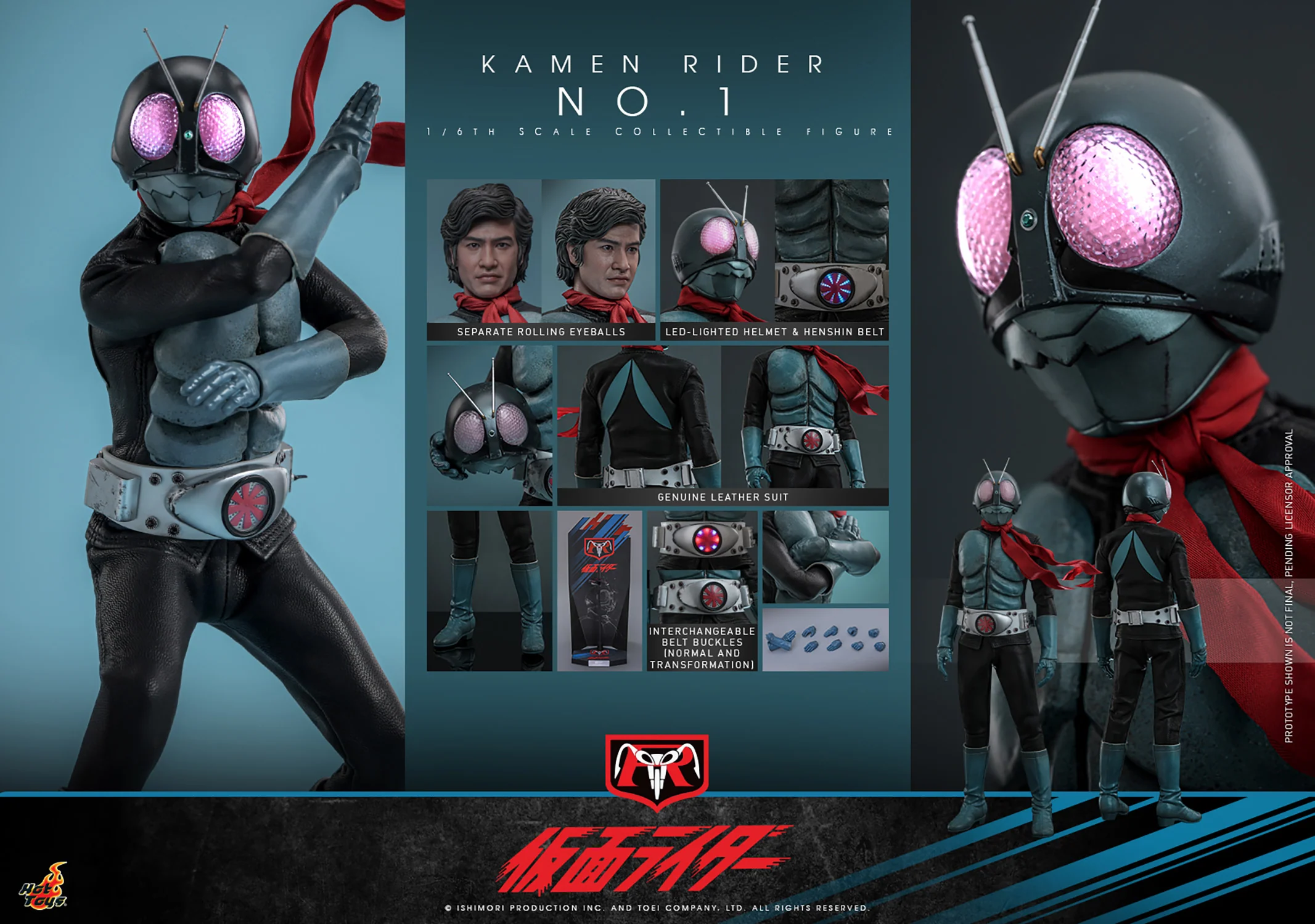 Kamen Rider No. 1 Sixth Scale Figure (PRE-ORDER) - Imagen 3
