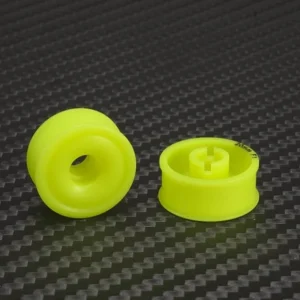 PN Racing - Mini-Z 2WD Machine Delrin Cut Yellow Formula 8.5x20mm Flanged Wheel F1